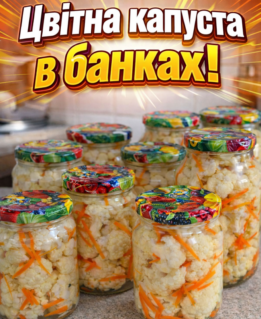 Цвітна капуста на зиму: ця смачна і хрустка заготовка взимку «йде на ура», а сам рецепт дуже простий і швидкий