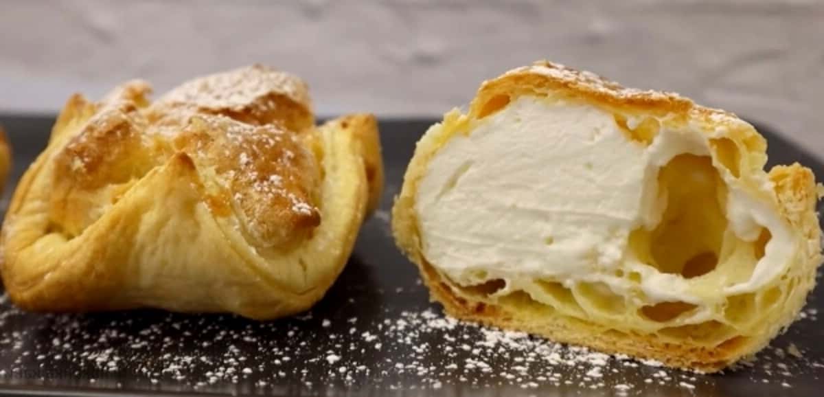 Найсмачніші ласощі в будь-який час року – листкова випічка з ніжним кремом (показую рецепт смачних тістечок)