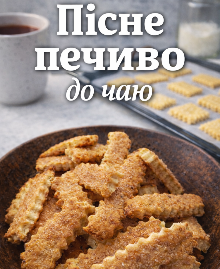 Бюджетний ПІСНИЙ десерт: готуємо домашнє печиво з того, що завжди є на кухні
