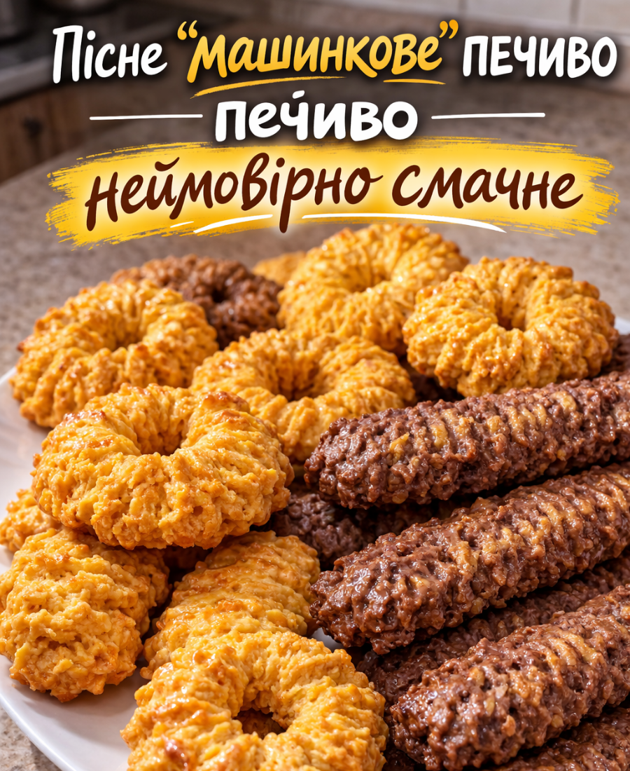 Пісне “машинкове” печиво до чаю – крихке, неймовірно смачне, ніжне що просто тане в роті (рецепт від української господині)