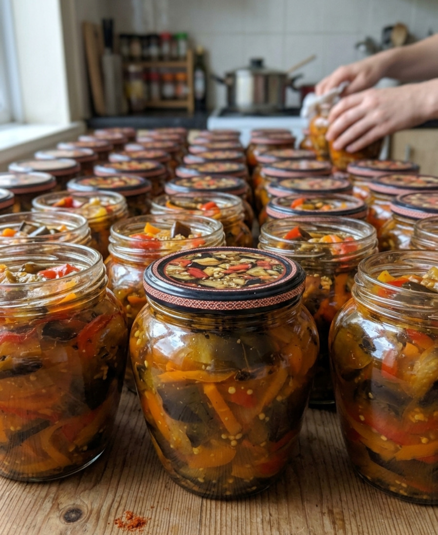 Баклажани на зиму без стерилізації: неймовірні баклажани з болгарським перцем і морквою – це просто БОМБА