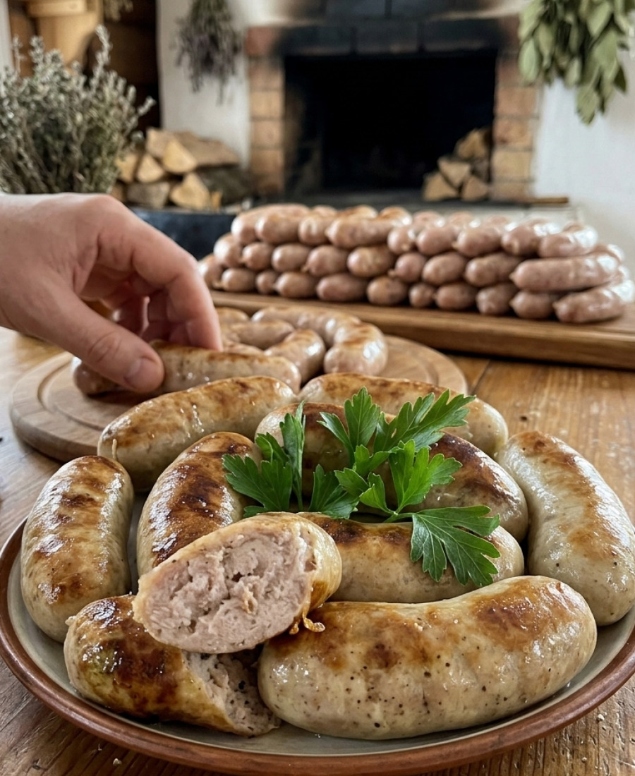 Домашні “курячі” ковбаски із сала: простенький рецепт дуже смачної і бюджетної закуски на будь-який стіл