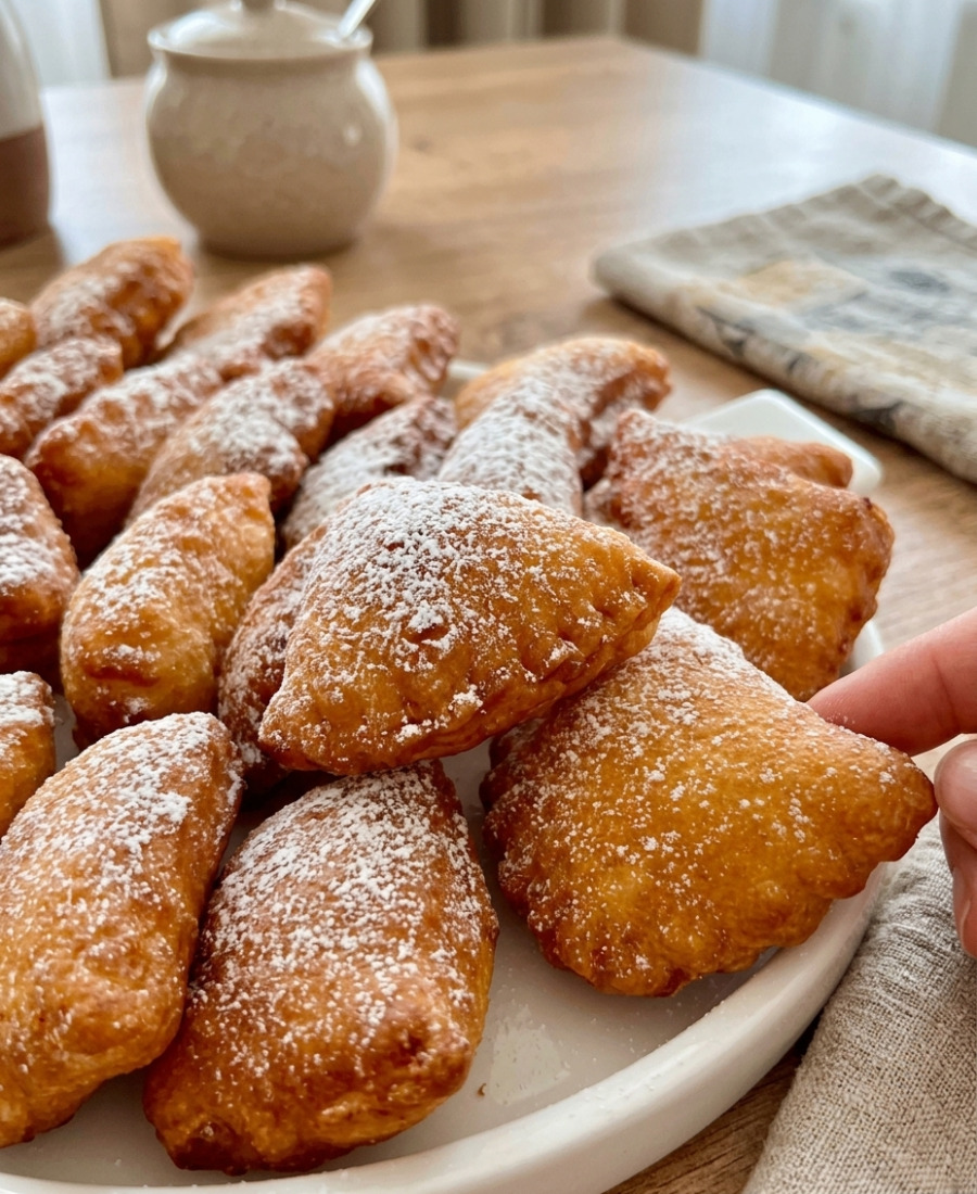 Ось що я готую з одного яблука, одного яйце і борошна – швидкий та смачний десертик