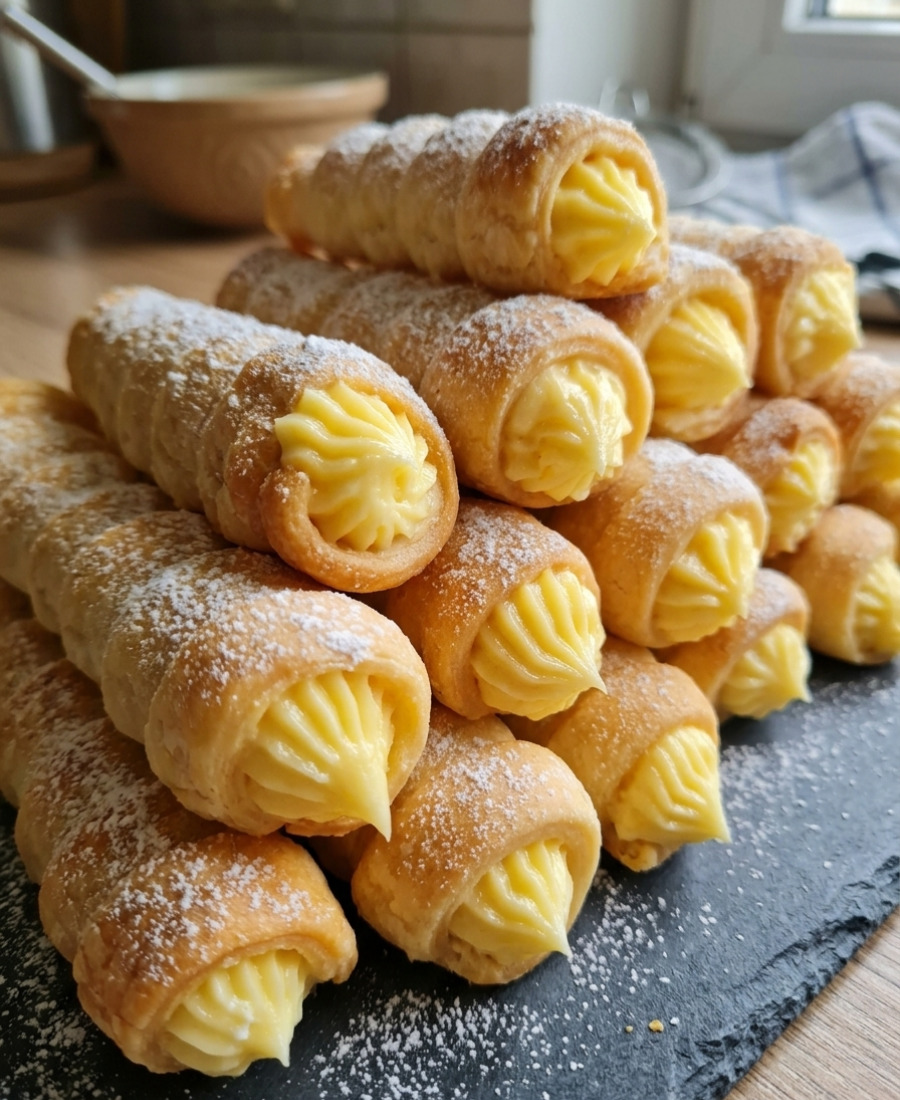 Трубочки з заварним кремом родом із дитинства. Найулюбленіший десерт, смачні і не складні у приготуванні