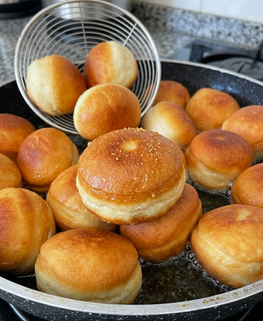Пампушки на сковороді. Настільки смачні, що можна готувати їх щодня