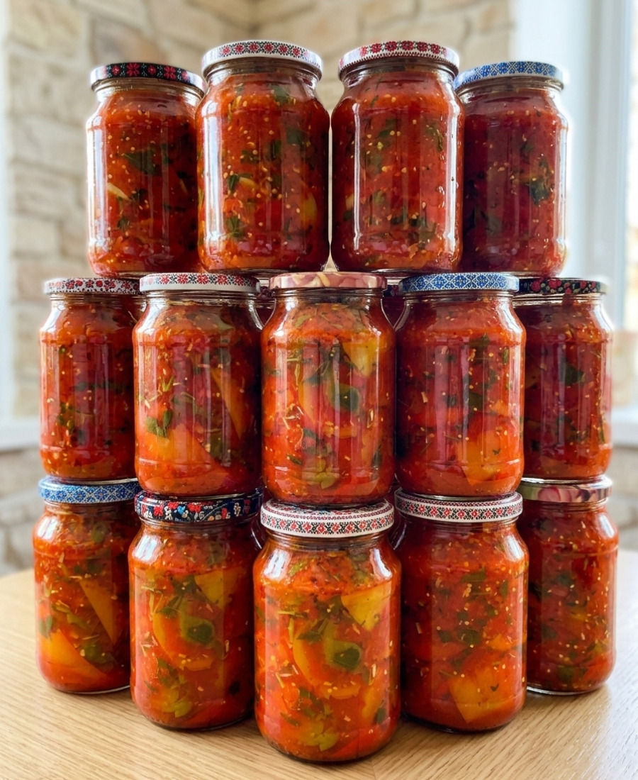 Дуже смачна закуска на зиму “Ахоржак”: рецепт грузинської кухні, взяла собі на замітку і тепер готую так вже багато років