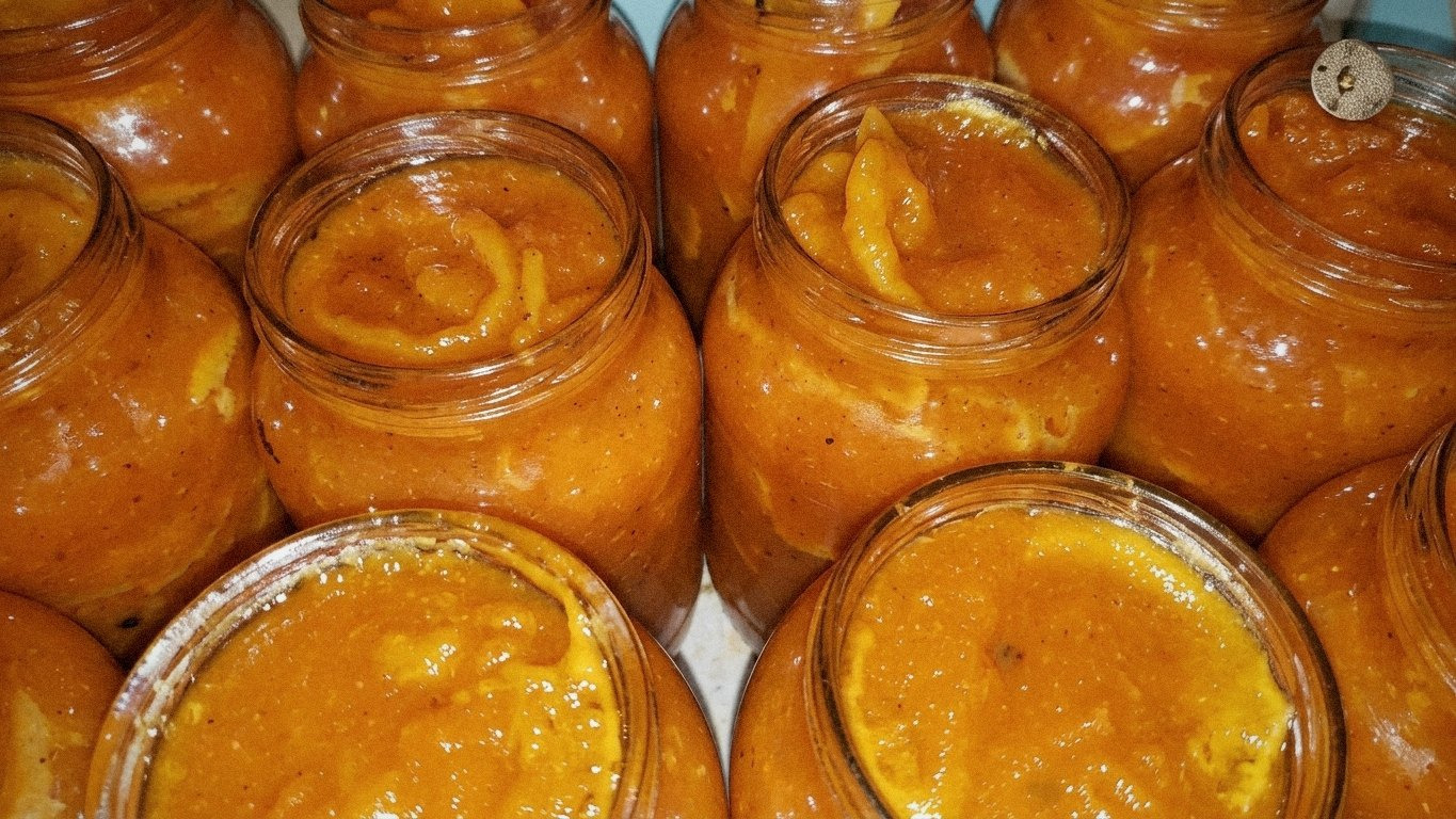 банки з маринованим перцем, перевернутими кришками вниз