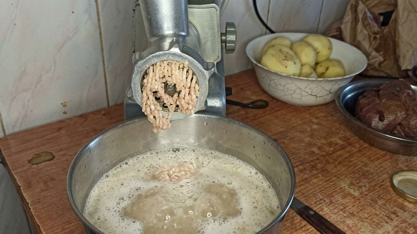 каструля на плиті, видно, як бульбашки піднімаються