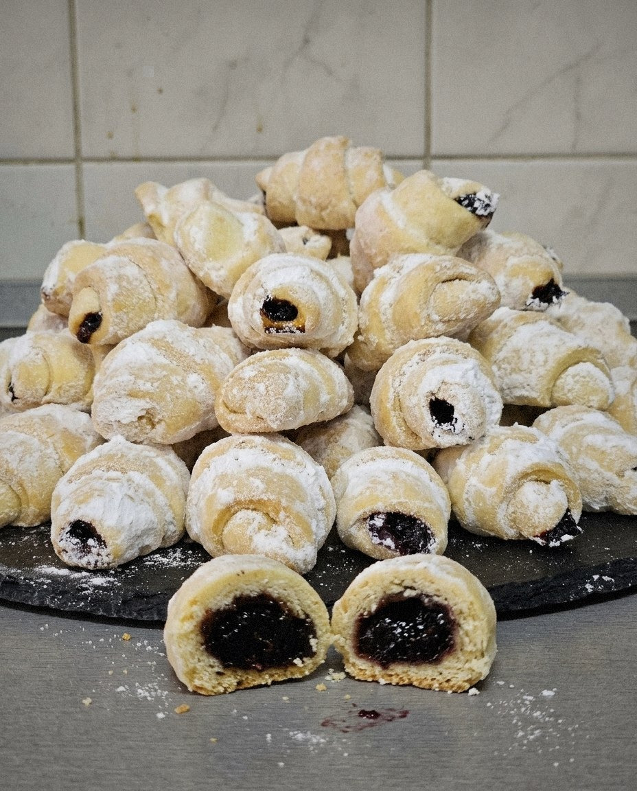 Спробувала рецепт «Кислі кіфлики» з повидлом – не встигло охолонути, як з'їли